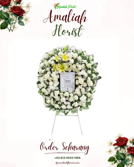 Krans Bunga Duka Rungkut Tengah